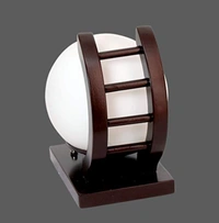 Das-P-WL Imperial Gen-2040 Wall Lamp, Brown - WOODEN, BROWN, WHITE, NA
